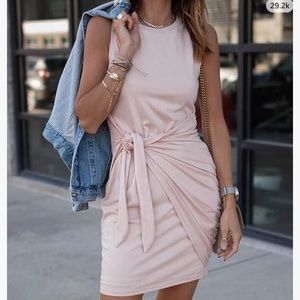 Pink Tank Top Dress